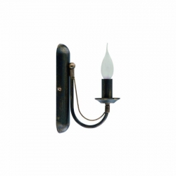 Nowodvorski kinkiet ARES E14 x 1 Stal lakierowana Czarny patynowany złotem ~220-230 V MAX: 1x60W