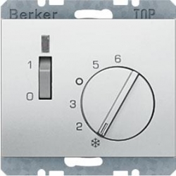 HAGER Berker K.5 Regulator temperatury pomieszczenia aluminium 20307103