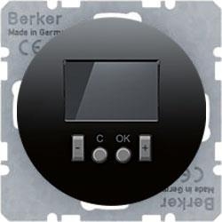 HAGER POLO Berker R.1/R.3 Regulator temp z programatorem czarny 20452045