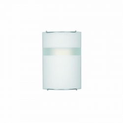Nowodvorski kinkiet LUX MAT E14 x 1 Szkło Stal lakierowana Biały ~220-230 V MAX: 1x40W