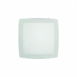 Nowodvorski kinkiet LUX MAT E27 x 1 Szkło Stal lakierowana Biały ~220-230 V MAX: 1x60W