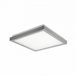 Kanlux plafon led TYBIA M 25W-NW-SE GY neutralna biała, 4000K, 2600lm, szara, IP20, z mikrofalowym czujnikiem ruchu