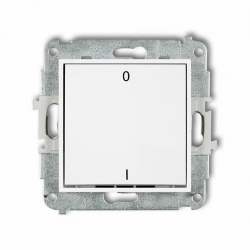 Karlik MINI Łącznik dwubiegunowy biały mat 25MWP-9