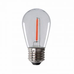 Kanlux żarówka led ST45 0,9W E27 RE czerwona do girland