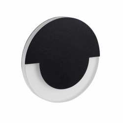 Kanlux oprawa schodowa SOLA LED B-WW ciepła biała, 3000K, 12V DC, 0,8W, 13lm, czarna