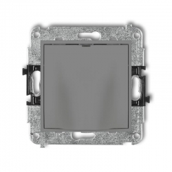Karlik MINI Wypust kablowy szary mat 27MWPK