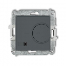 Karlik MINI Regulator temperatury z czujnikiem podpodłog. grafitowy mat 28MRT-1