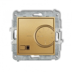 Karlik MINI Regulator temperatury z czujnikiem podpodłog. złoty 29MRT-1