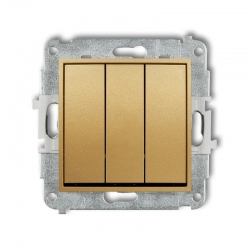 Karlik MINI Łącznik potrójny złoty 29MWP-7