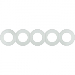 HAGER POLO Berker 1930 Glasserie ramka 5-krotna szklana 2x109200+3x109300