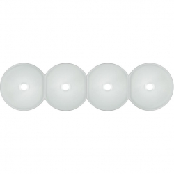 HAGER POLO Berker 1930 Glasserie Płytka 4-krotna szklana biała 2 x 1094+2 x 1095