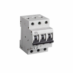Kanlux IDEAL Wyłącznik nadmiarowo-prądowy 3P KMB6-C13/3 na szynę TH35 400 AC IP20 32585