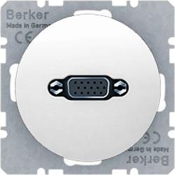 HAGER POLO Berker R.1/R.3 Gniazdo VGA biały 3315402089