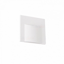 Kanlux oprawa schodowa ERINUS LED L W-WW biała, ciepła biała 3000K, 0,8W, 15lm, tworzywo, kwadrat świeci w jedną stronę, bardzo cienka