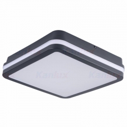Kanlux plafon led BENO 24W NW-L-GR neutralna biała, 4000K, 1920lm, kwadrat, grafit, IP54