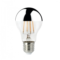 Kanlux żarówka led XLED A60 M 7W-WW E27 ciepła biała, 2700K, 680 lm, filamen, ze srebrnym odbłyśnikiem