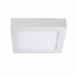 Kanlux oprawa KANTI V2LED 12W-WW-W ciepła biała, 3000K, 719lm, biała, IP20, 170x170mm
