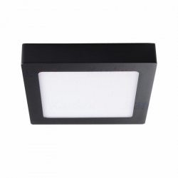 Kanlux oprawa KANTI V2LED 12W-WW-B ciepła biała, 3000K, 600lm, czarna, IP20, 170x170mm