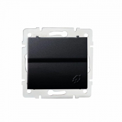 Kanlux LOGI gniazdo poj 02-1230-142 cm z/u ip44 czarny mat