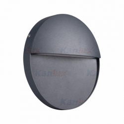 Kanlux oprawa DULI LED 6 5W-NW-O-GR elewacyjna, neutralna biała, 4000K, 270lm, okrągła fi 160mm, IP54, antracyt