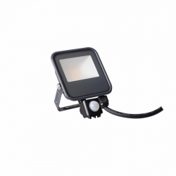 Kanlux naświetlacz IQ-LED FL-10W-NW-SE neutralna biała, 4000K, 1200lm, IP44, z czujnikiem ruchu PIR