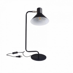 Kanlux lampka biurkowa NEDIA E14 B czarna, E14