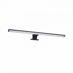 Kanlux oprawa meblowa ASTIM 12W-NW-B IP44, czarna, neutralna 4000K, 1050lm, oprawa liniowa montowana do ramy lustra lub szafki, 60cm