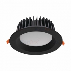 Kanlux oprawa sufitowa TIBERI PRO 30W-940-B, 2850lm, neutralna, 4000K, czarna, IP44/20