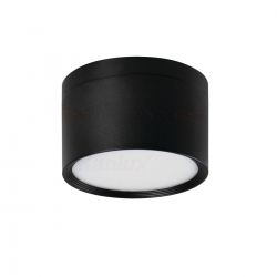 Kanlux oprawa natynkowa TIBERI PRO NT20W-940B, neutralna biała, 4000K, 2200lm, czarna, IP54