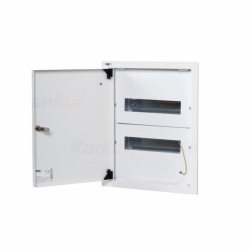 Kanlux IDEAL Rozdzielnica metalowaKP-DB-I-MF-212 podtynkowa 230/400 AC stal IP30 35680
