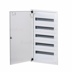 Kanlux IDEAL Rozdzielnica metalowaKP-DB-I-MF-518 podtynkowa 230/400 AC stal IP30 35684