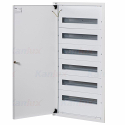 Kanlux IDEAL Rozdzielnica metalowaKP-DB-I-MF-618 podtynkowa 230/400 AC stal IP30 35686