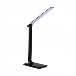 Kanlux  lampka biurkowa PREDA LED B czarna, 7,3W, 520lm, 3000/5000/6500K, płynna zmiana kolorów, ściemnialna, porst USB