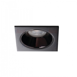 Kanlux oprawa sufitowa GLOZO DSL B/B czarny, stop aluminium, kwadrat