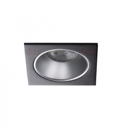 Kanlux oprawa sufitowa GLOZO DSL SR/B srebrna/czarna, stop aluminium, kwadrat