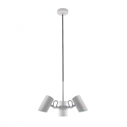 Kanlux lampa wiszaca AGZAR C 3xE14 W biała