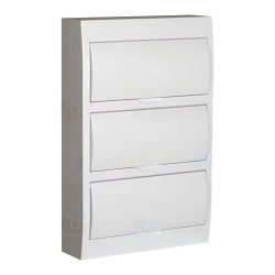 Kanlux IDEAL Rozdzielnica metalowaDB312S 3X12P/SMD-P natynkowa 230/400 AC tworzywo sztuczne IP40 36423