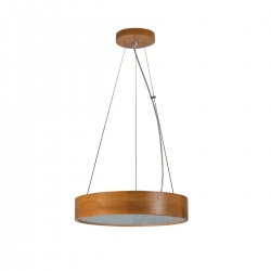 Kanlux lampa wisząca JASMIN C 370-G/O złoty dąb, 2xE27, śr.37,5cm