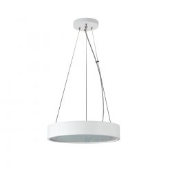 Kanlux lampa wiszaca JASMIN C 370-W/M biały mat, 2xE27, śr.37,5cm