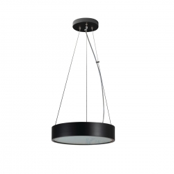 Kanlux lampa wisząca JASMIN C 270-B czarna, 1xE27, śr.27,5cm