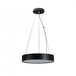 Kanlux lampa wisząca JASMIN C 370-B czarna, 2xE27, śr.37,5mm