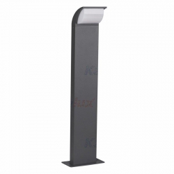 Kanlux oprawa ogrodowa ABETE LED 80 GR 7W, 540lm, neutralna iała, 4000K, IP44, grafitowa, wys.800mm