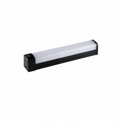 Kanlux AKVO oprawa ścienna LED IP44 15W-NW-B S, neutralna biała, 1600lm, z włącznikiem, czarna, dł.600mm