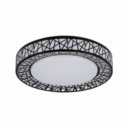 Kanlux plafon AMAZI LED 17,5W NW B czarny, średnica 380mm
