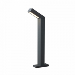Nowodvorski słupek ogrodowy LHOTSE LED LED x 1 Aluminium lakierowane Tworzywo sztuczne PC Grafitowy ~220-230 V MAX: 9W