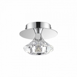 Nowodvorski oprawa przysufitowa TESALLI G9 x 1 Stal chromowana Szkło Chrom ~220-230 V MAX: 1x40W