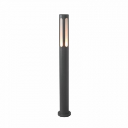 Nowodvorski słupek ogrodowy MEKONG E27 x 1 Aluminium lakierowane Szkło Czarny ~220-230 V MAX: 1x18W