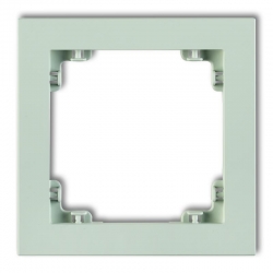 Karlik DECO Ramka uniwersalna pojedyncza z tworzywa DECO Pastel Matt miętowy PODTYNKOWY produkt na zamówienie IP 20 46DR-1