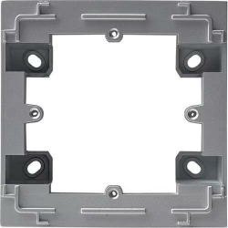 HAGER POLO LUMINA adapter 1-krotny natynkowy srebrny WL5812
