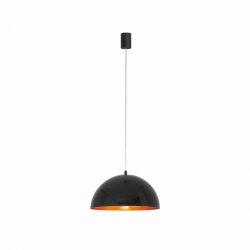 Nowodvorski lampa wisząca HEMISPHERE S E27 x 1 Stal lakierowana Tworzywo sztuczne Czarny ~220-230 V MAX: 1x60W
